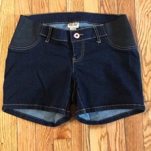 Indigo Blue Maternity Shorts